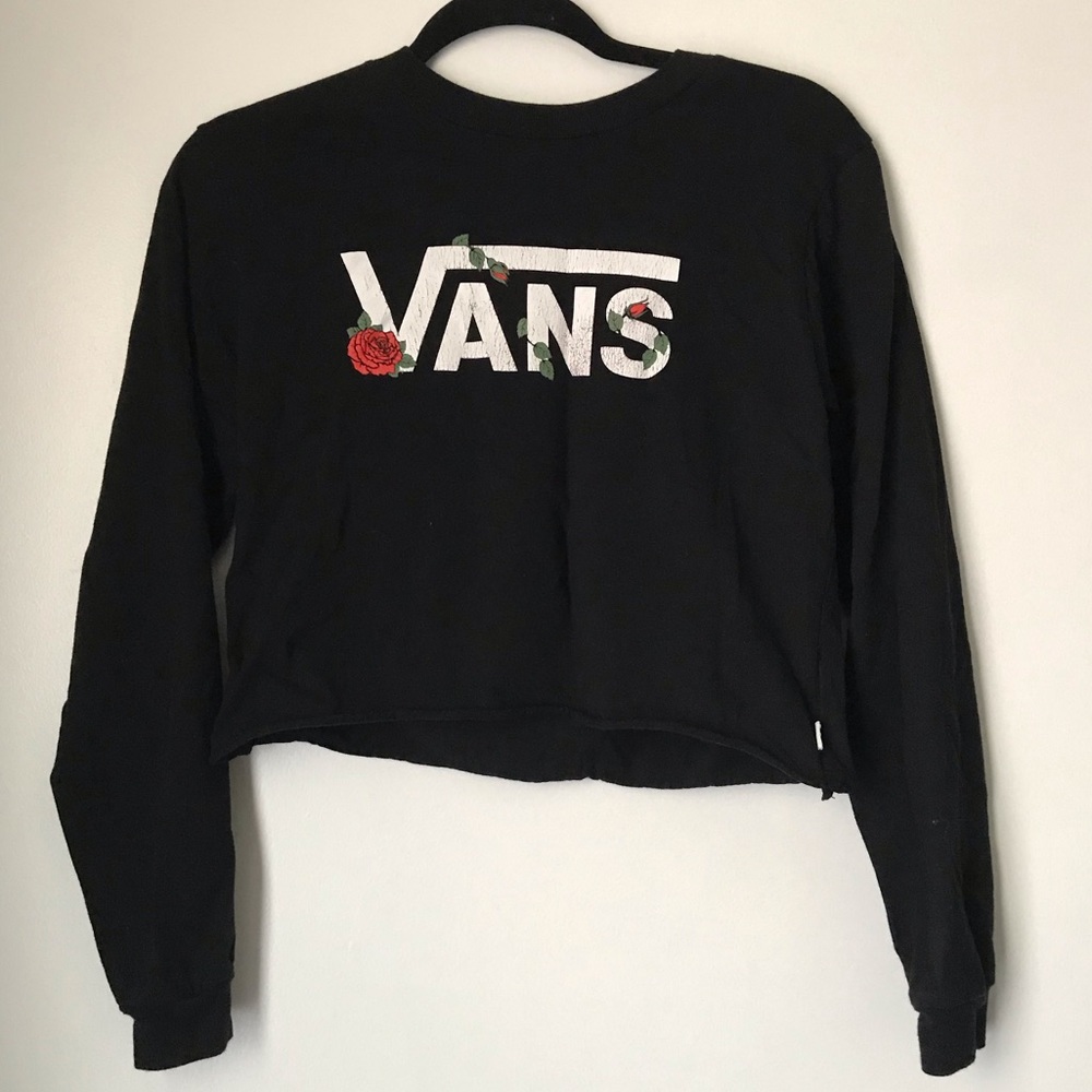 Vans cropped tee